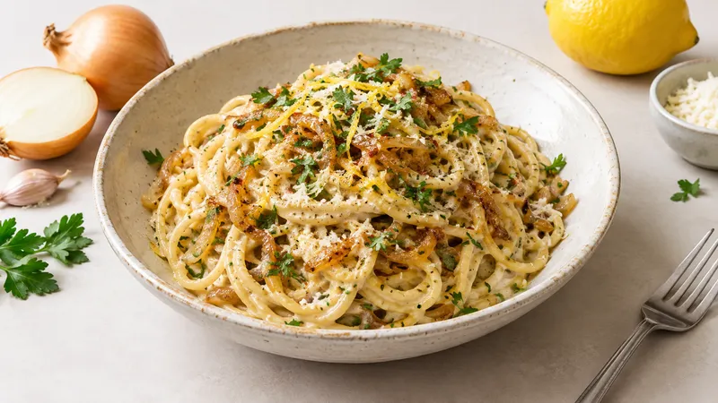 Image for Brown Butter Onion Pasta