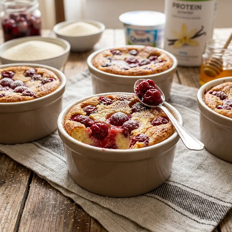 Image for High-Protein Quark-Grieß-Auflauf
