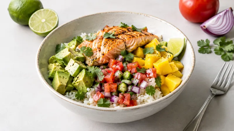 Image for Pico De Gallo Lachs Bowl